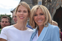 Tiphaine Auzière et sa mère, Brigitte Macron, le 18 juin 2017