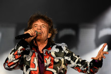 Mick Jagger, sur la scène du Vélodrome de Marseille, le 26 juin 2018