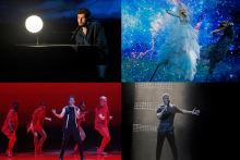 De gauche à droite, Ducan Laurence (Pays-Bas), Kate Miller-Heidke (Australie), Luca Hänni (Suisse), John Lundvik (Suède)