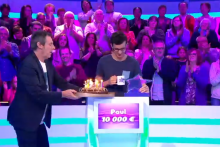 Paul a fêté ses 20 ans sur le plateau des "12 coups de midi"