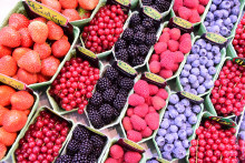 Les fruits rouges sont riches en flavanols.