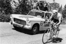 Eddy Merckx sur le Tour de France le 6 juillet 1970