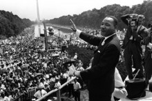 Martin Luther King lors de son célèbre discours, le 28 août 1963