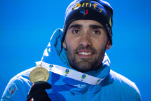 Martin Fourcade à Anterselva le 19 février 2020