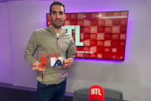 Martin Fourcade dans les studios de RTL en décembre 2020