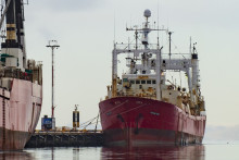 Un bateau de pêche (illustration)