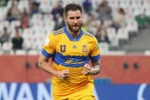 André-Pierre Gignac à Al-Rayyan (Qatar) le 7 février 2021