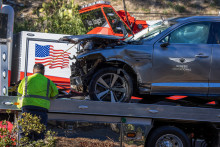Le golfeur Tiger Woods a été victime d'un grave accident de la route