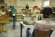 Des lycéens dans une classe (illustration)