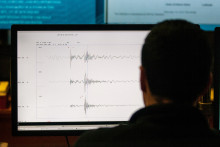 Un sismographe (illustration).