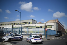 Des voitures de police à Pantin, ville où résidait Antoine Belmonte (illustration).