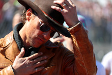 Le comédien Matthew McConaughey, chez lui au Texas, ici en novembre 2019 