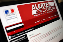 Le site internet du ministère de la Justice présentant le dispositif "Alerte enlèvement". (Illustration)