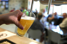Un verre de bière. (Illustration)