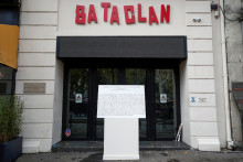  L’entrée du Bataclan prise en photo le 13 novembre 2018. (Illustration).
