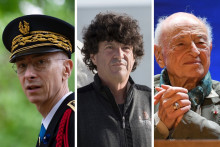 Didier Lallement, Jean Le Cam et Edgar Morin