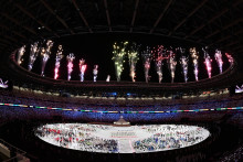La cérémonie d'ouverture des JO de Tokyo, le 23 juillet 2021