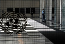 Le siège de l'ONU à New York. 