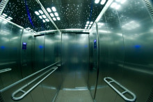 Une cabine d'ascenseur (illustration)