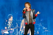 Le chanteur britannique Mick Jagger lors de la tournée nord-américaine des Rolling Stones "No Filter" 2021 au Dome du stade America's Center, le 26 septembre 2021 à St. Louis, Missouri.