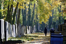 Illustration d'un cimetière juif près de Berlin