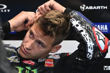 Fabio Quartararo le 23 octobre 2021 à Misano (Italie)