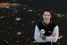 Thomas Pesquet au centre spatial de l'ESA à Cologne 