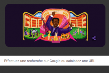 Le "doodle" de Google du 20 novembre avec Edmond Dédé