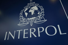 Illustration logo Interpol