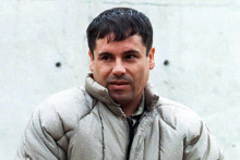Cette photo d'archive du 10 juillet 1993 montre le Mexicain Joaquin Guzman Loera, alias El Chapo, à la prison de La Palma à Almoloya de Juarez