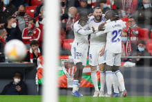 Karim Benzema, attaquant du Real Madrid, le 22 décembre 2021.
