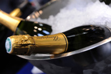 Des bouteilles de champagne (illustration)