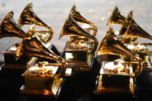 Les trophées des Grammy Awards (illustration)