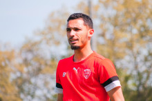 Yassine Benrahou à l'entraînement
