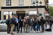 La boutique Chanel près de la place Vendôme à Paris