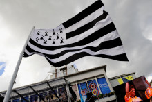 Un drapeau breton (illustration)
