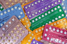 Plaquettes de pilules contraceptives