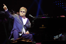 Elton John en concert à Nice au Palais Nikaïa en 2012