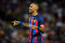 Pierre-Emerick Aubameyang a joué au Barça en 2021-2022.