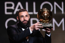 Karim Benzema au théâtre du Châtelet le 17 octobre 2022