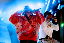 Le rappeur Takeoff à Los Angeles en 2021