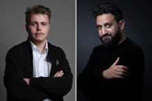 Le député LFI Louis Boyard et l'animateur Cyril Hanouna