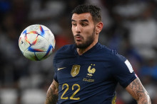 Théo Hernandez, de l'équipe de France, le 22 novembre 2022