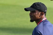 Le président de la Fédération camerounaise de football, le 27 novembre au Qatar
