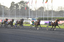 L'hippodrome de Vincennes lors du Prix d'Amérique 2022
