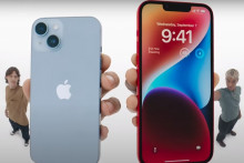 Une publicité pour l'iPhone 14 