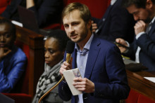 Le député LFI François Piquemal à l'Assemblée nationale en février 2023.