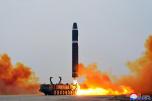 La Corée du Nord a notamment lancé un missile balistique intercontinental (ICBM).