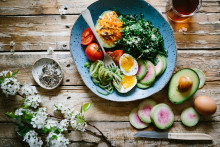 Une salade bien équilibrée.