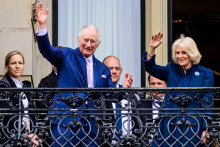Le roi Charles III et Camilla à Hambourg le 31 mars 2023